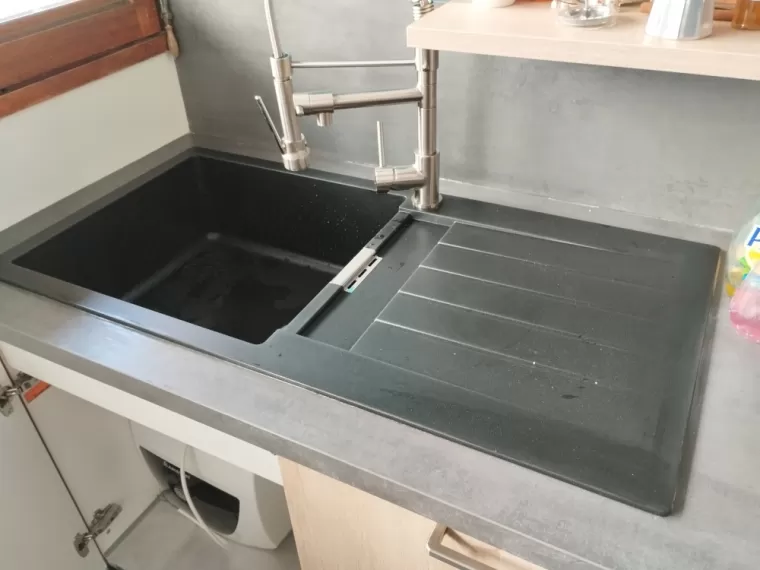 Remplacement et pose d'évier et robinet de cuisine., Chambéry, Détech’fuite Solutions