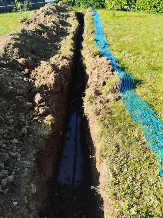 Remplacement d'un réseau enterré / AEP., Chambéry, Détech’fuite Solutions