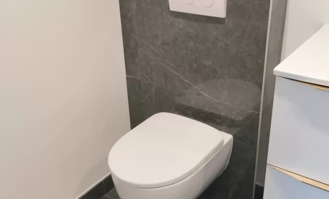 Rénovation complète d'une salle de bain à Annecy , Chambéry, Détech’fuite Solutions